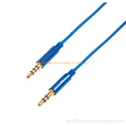 Aux Cable Car Audio Cable 3.5mm 4-Poles Cable